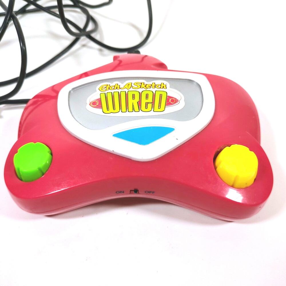 ETCH A SKETCH Wired Plug Play TV Game 2005 Ohio Art Preowned Good Tested